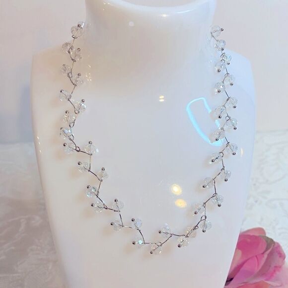 💥Reebooor  beautiful Crystal sparkling Choker - Picture 1 of 7
